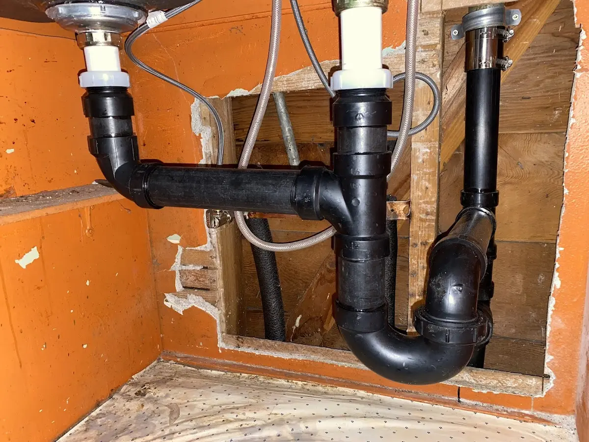 Professional Repiping Services equipment and tools on the job in Harvard